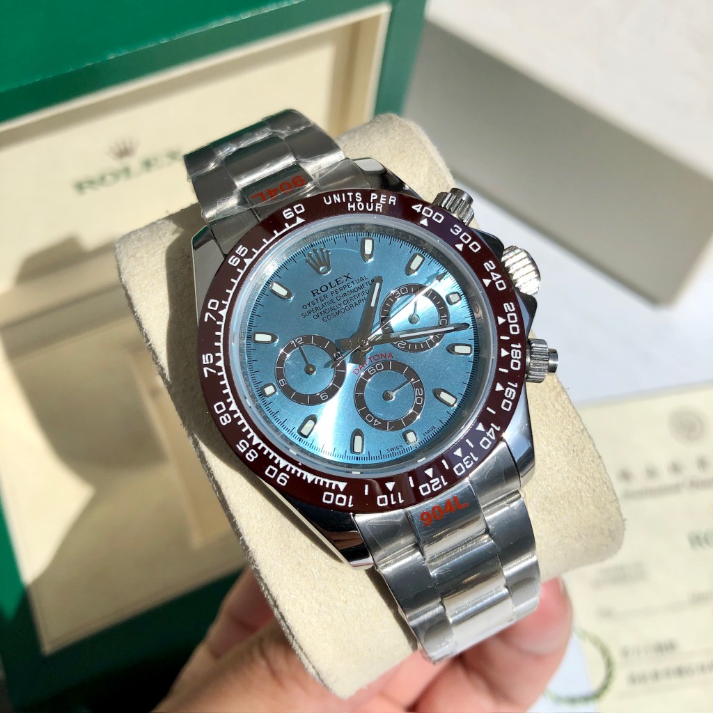 Rolex Daytona Chronograph Luxury Watch, 40mm Stainless Steel Case, Caliber 4130 Movement, Stainless Steel Oyster Bracelet