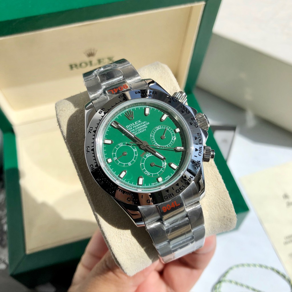 Rolex Daytona Chronograph Luxury Watch, 40mm Stainless Steel Case, Caliber 4130 Movement, Stainless Steel Oyster Bracelet