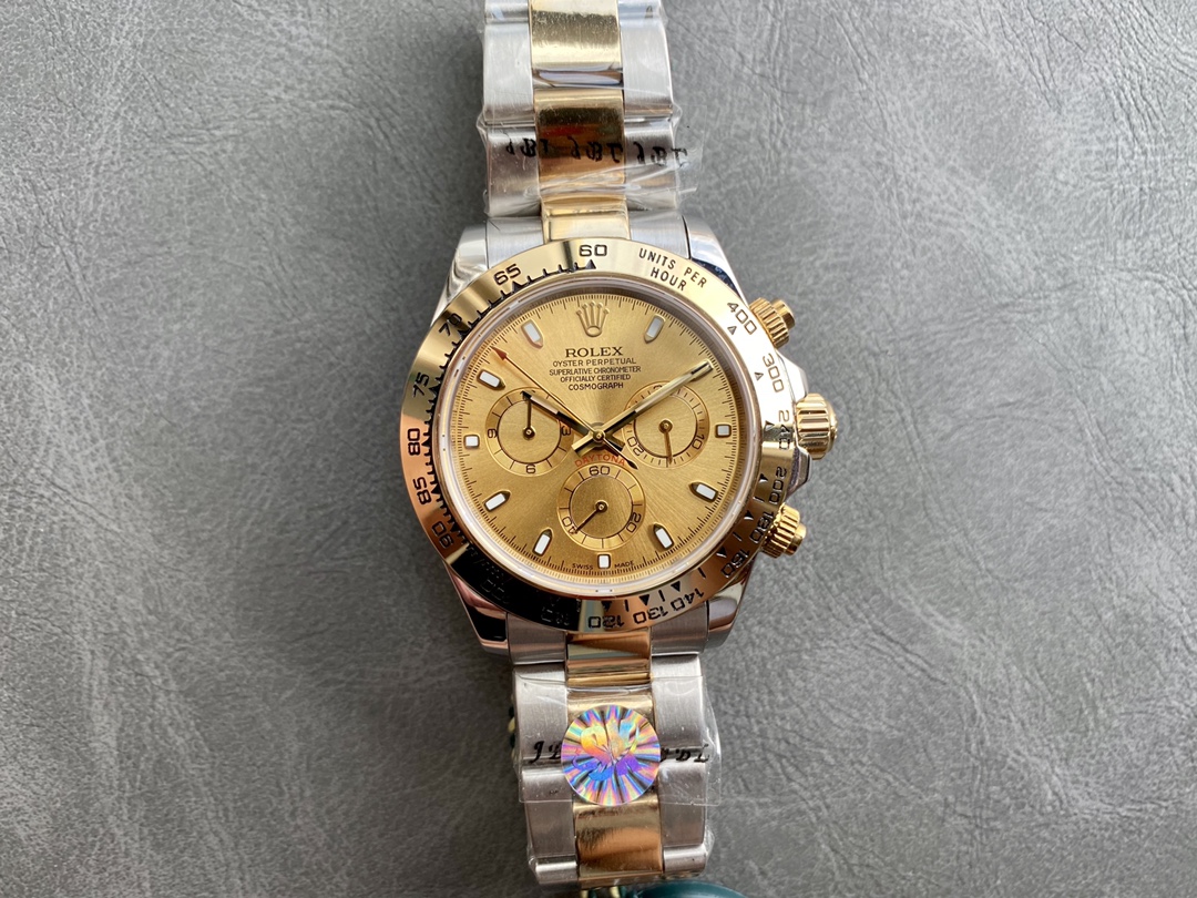 Rolex Cosmograph Daytona Luxury Watch, 40mm Stainless Steel & 18K Gold Case, Calibre 4130 Movement, Two - Tone Oyster Bracelet