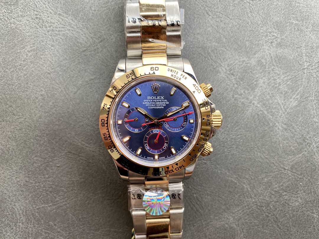Rolex Cosmograph Daytona Luxury Watch, 40mm Stainless Steel & 18K Gold Case, Calibre 4130 Movement, Two - Tone Oyster Bracelet