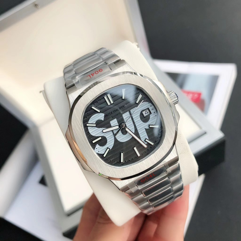 Patek Philippe Nautilus "SUP" Luxury Watch, 40mm Stainless Steel Case, Caliber 324 SC Movement, Stainless Steel Bracelet