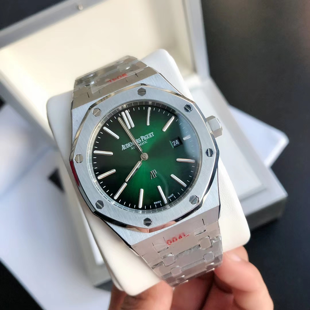 Audemars Piguet Royal Oak Luxury Watch, 41mm Stainless Steel Case, Caliber 4302 Movement, Stainless Steel Bracelet