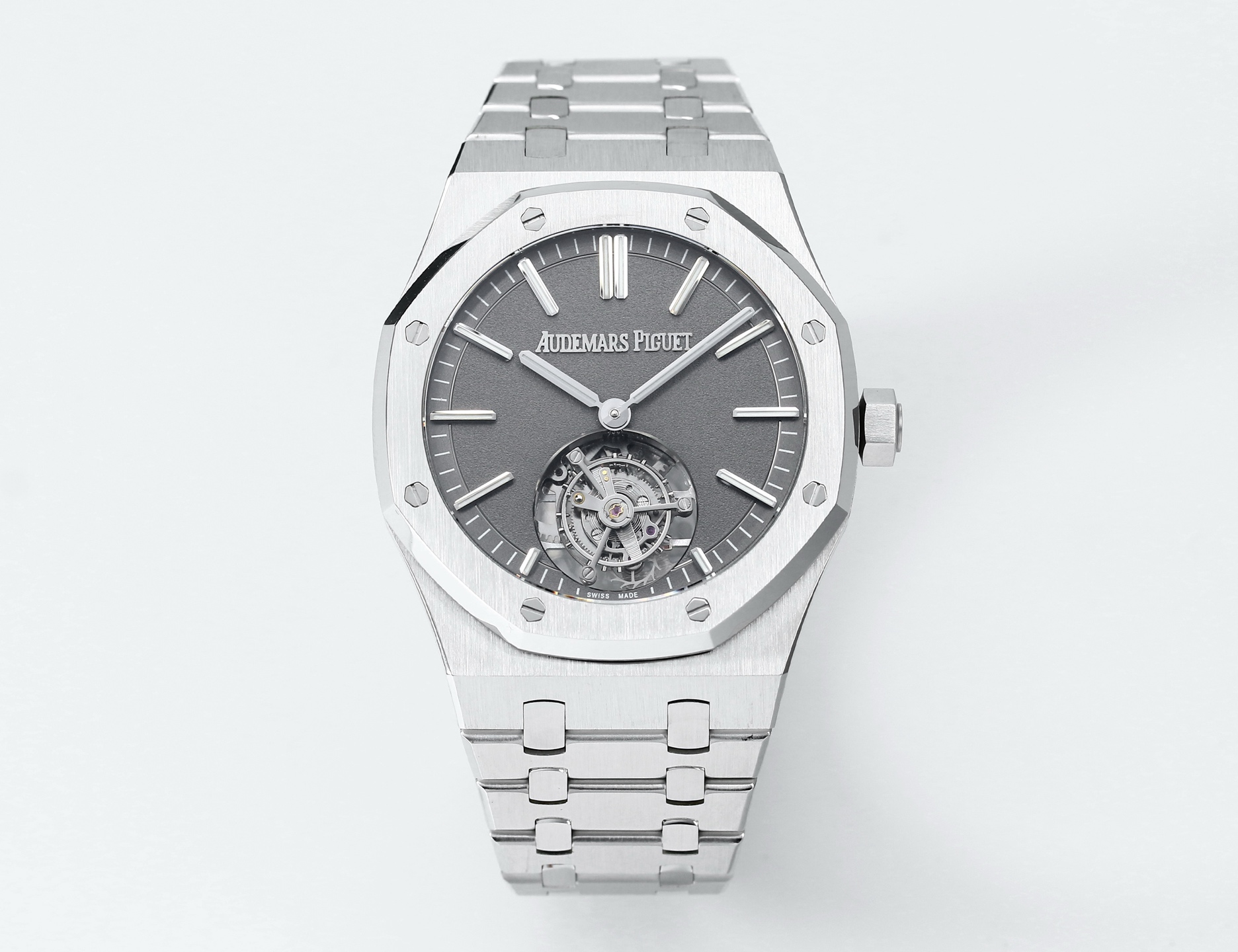 Audemars Piguet Royal Oak Tourbillon Luxury Watch, 41mm Stainless Steel Case, Tourbillon Automatic Movement, Stainless Steel Strap