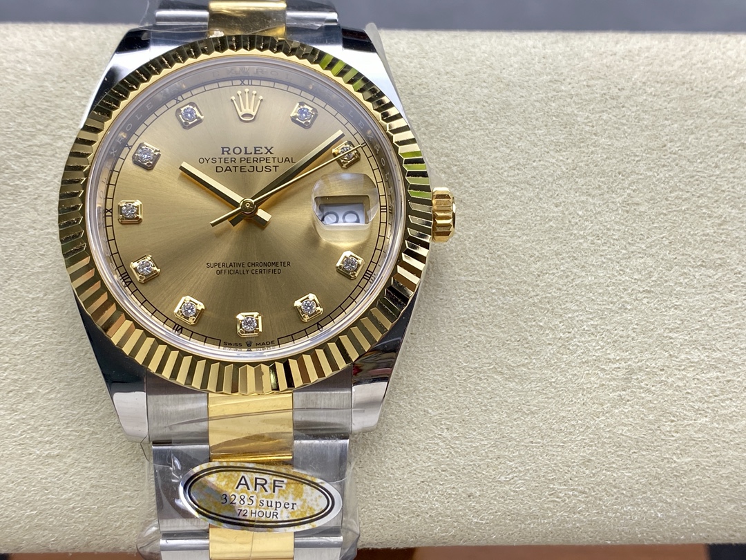 Rolex Oyster Perpetual Datejust 41mm Stainless Steel & 18K Yellow Gold Automatic Watch (Caliber 3285)