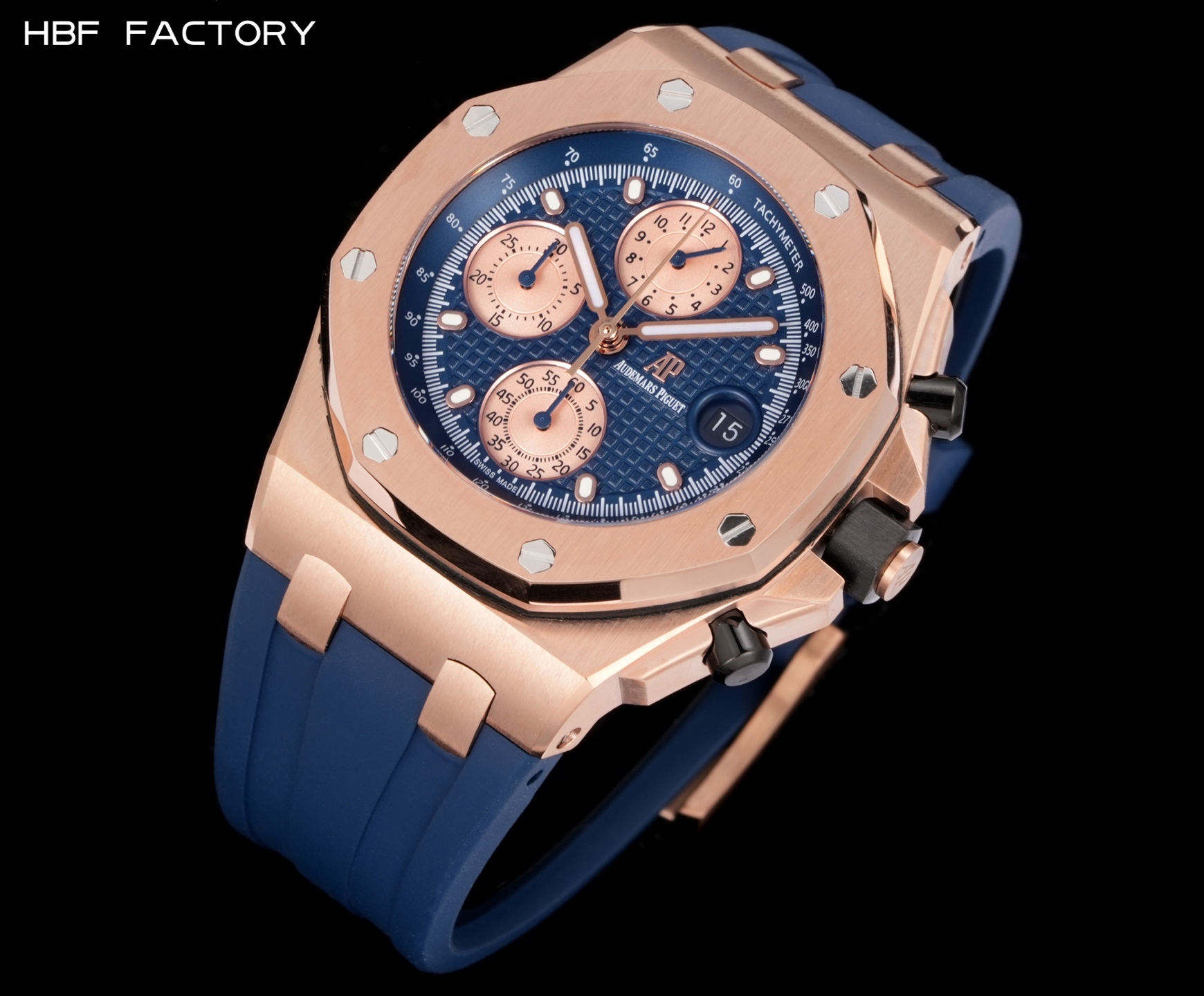 Audemars Piguet Royal Oak Offshore ~42mm 18K Rose Gold Automatic Chronograph Watch (Caliber 3126/3840)