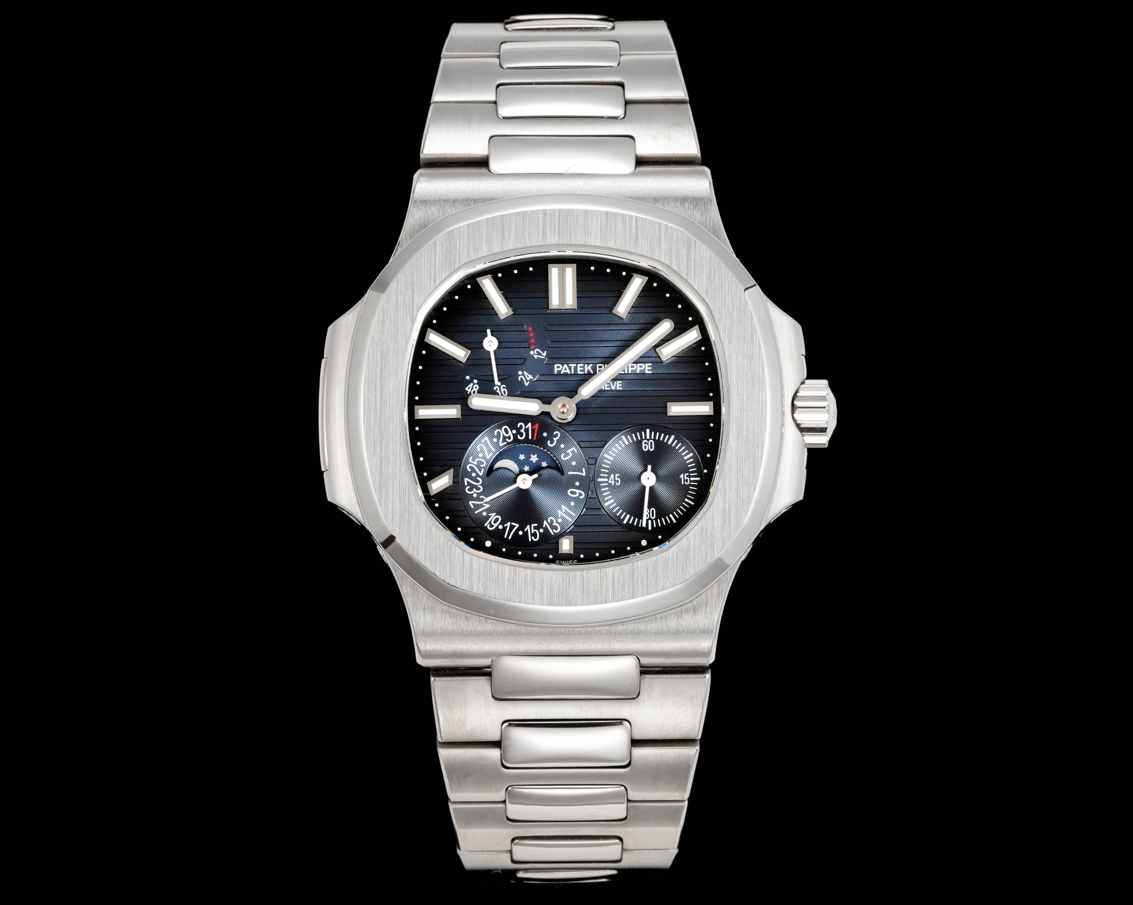 Patek Philippe Nautilus ~40mm Stainless Steel Automatic Perpetual Calendar Watch (Caliber 240)