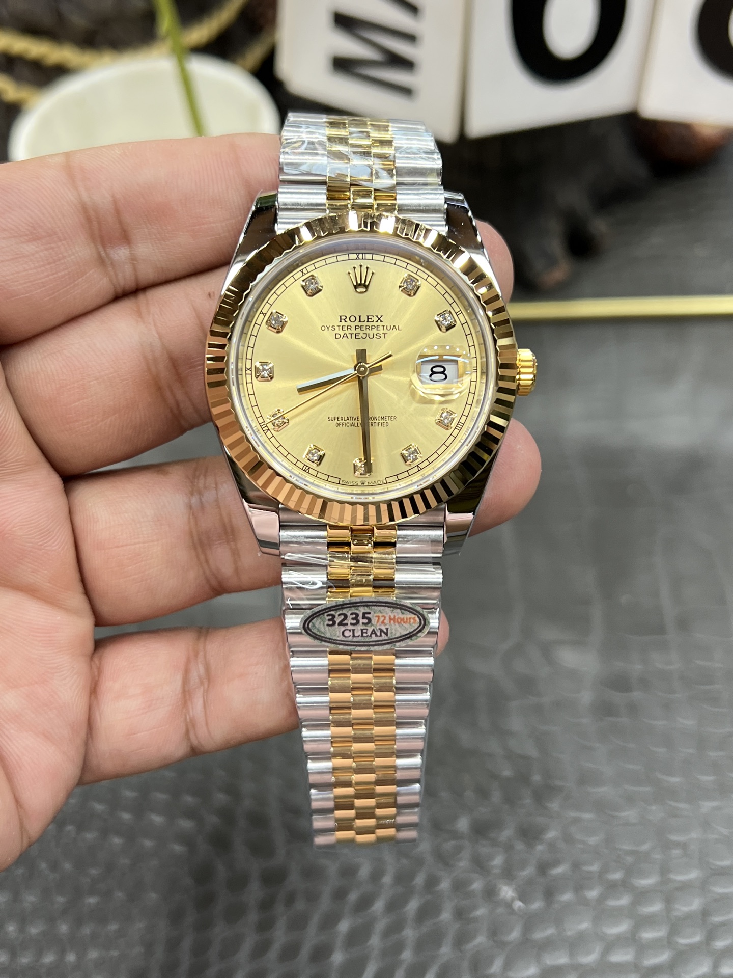 Rolex Datejust ~41mm Stainless Steel & Yellow Gold Automatic Watch (Caliber 3235)