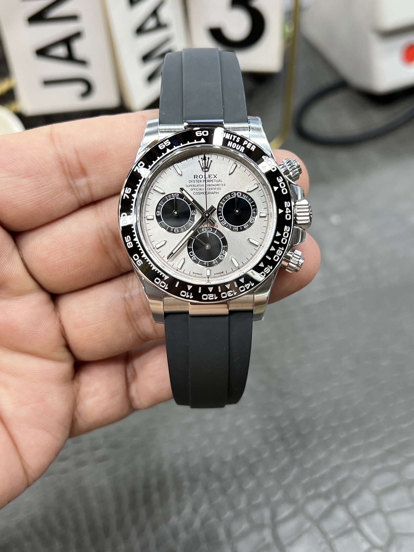 Rolex Daytona ~40mm Stainless Steel Automatic Chronograph Watch (Caliber 4130)