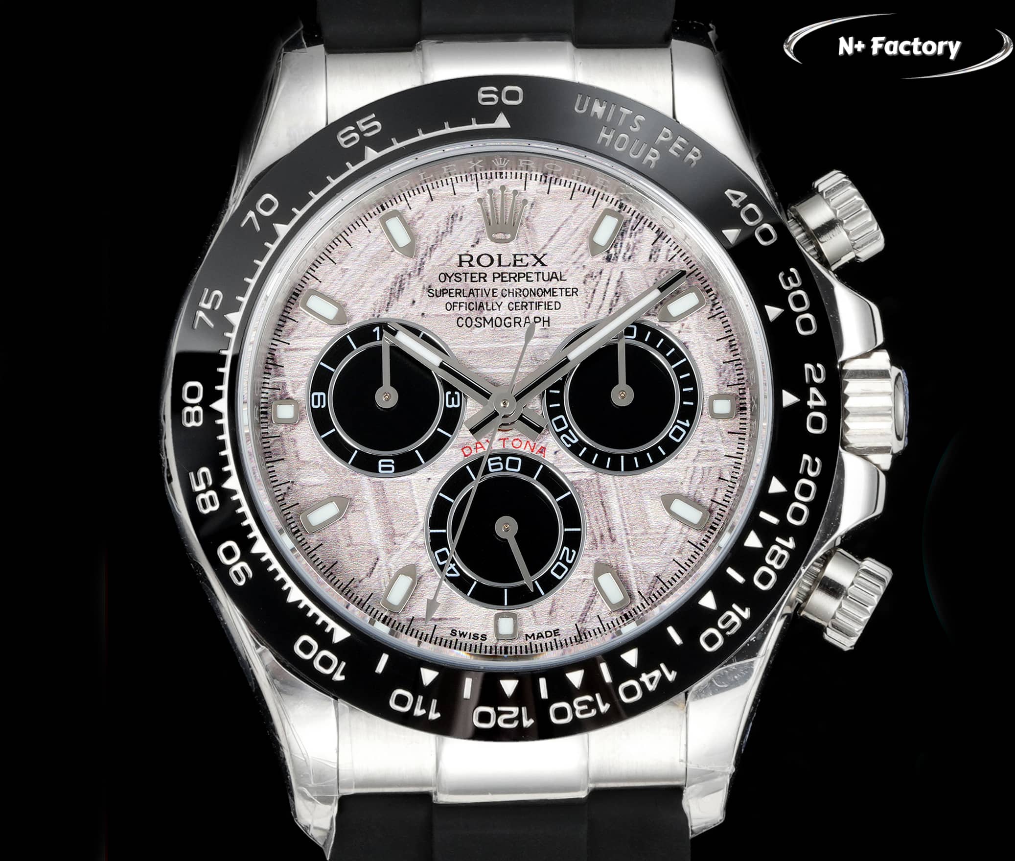 Rolex Cosmograph Daytona ~40mm 18K White Gold Automatic Chronograph Watch (Caliber 4130)