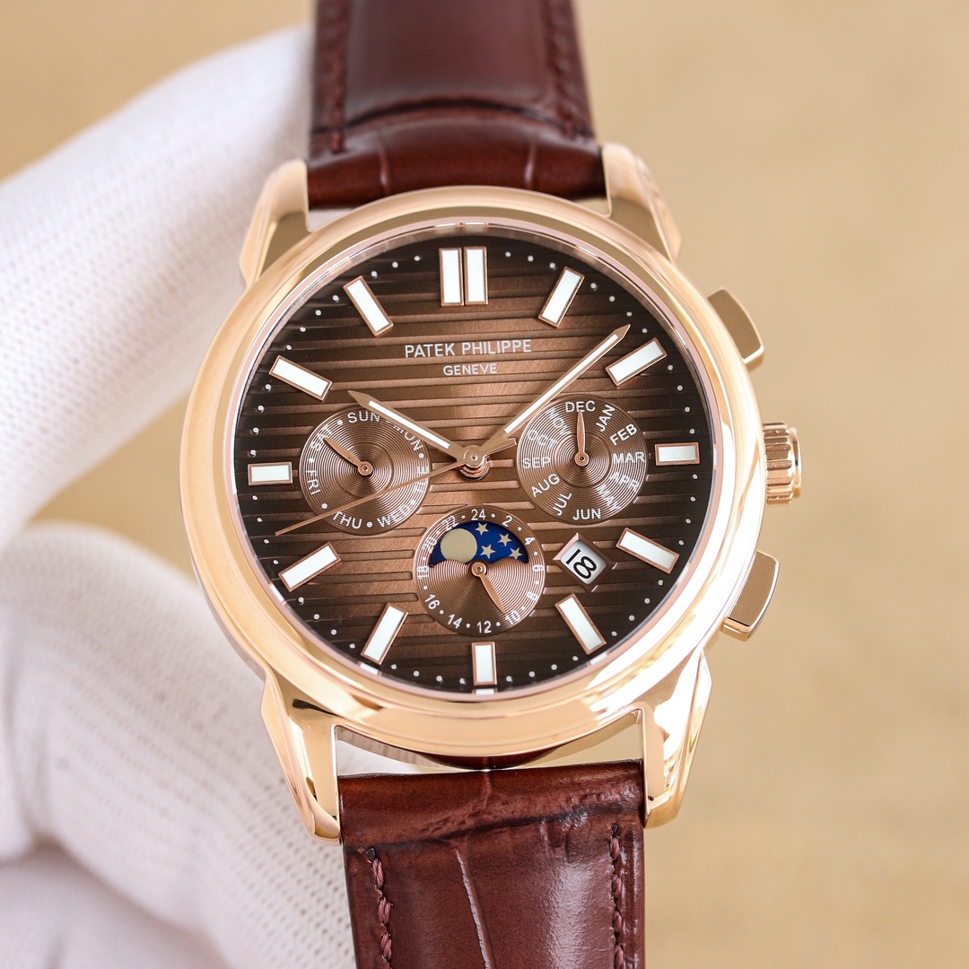 Patek Philippe Perpetual Calendar Chronograph ~40mm 18K Rose Gold Automatic Watch (Caliber CH 28-520 IRM QA 24H)