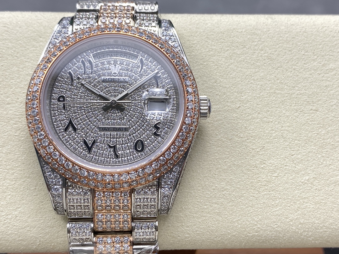 Rolex Oyster Perpetual Day - Date Automatic Diamond - Set Watch (Cal.3255, 40mm)