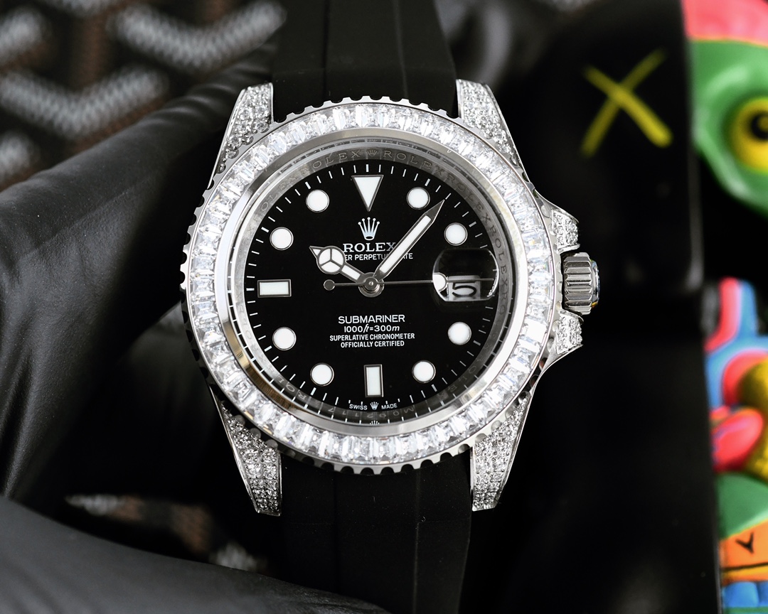 Rolex Submariner Automatic Diamond - Set Watch (Cal.3235, 40mm)