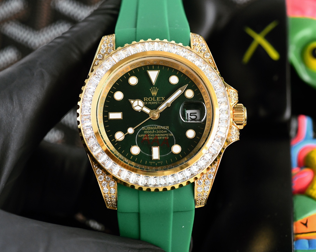 Rolex Submariner Automatic Diamond - Set Watch (Cal.3235, 40mm)
