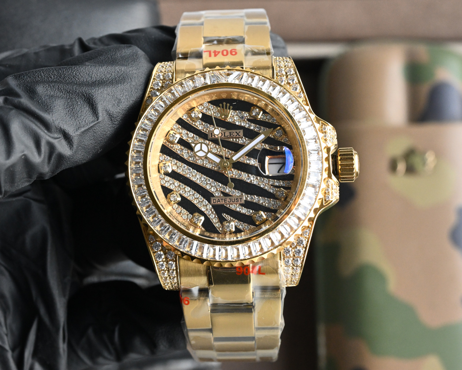 Rolex Datejust ~41mm 18K Yellow Gold Diamond-Set Automatic Watch (Caliber 3235)
