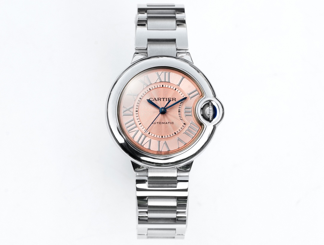 Cartier Ballon Bleu de Cartier ~33mm Stainless Steel Automatic Watch (Caliber 076)