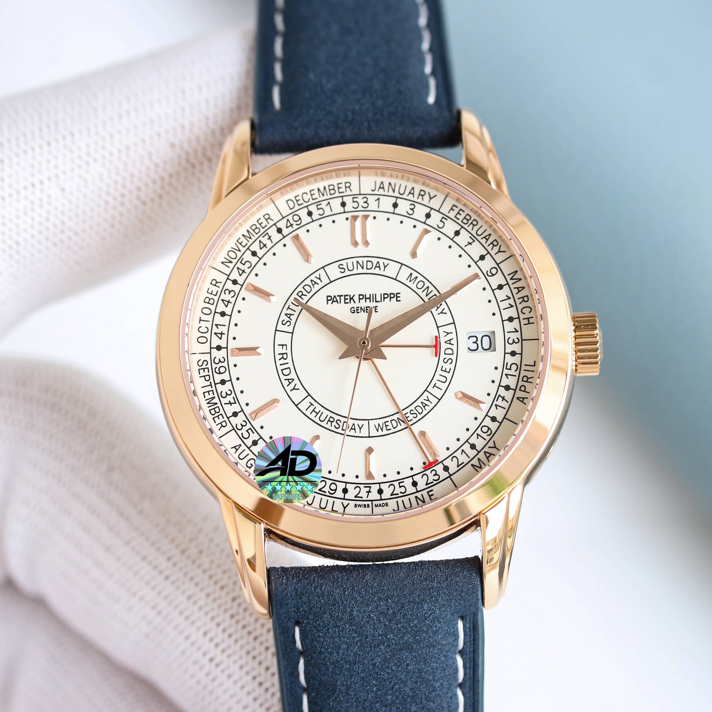 Patek Philippe Annual Calendar ~40mm 18K Rose Gold Automatic Watch (Caliber 324 S QA LU 24H/303)