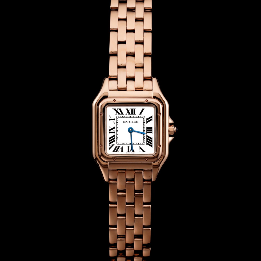 Cartier Panthère ~27mm 18K Rose Gold Quartz Watch (Caliber 057)