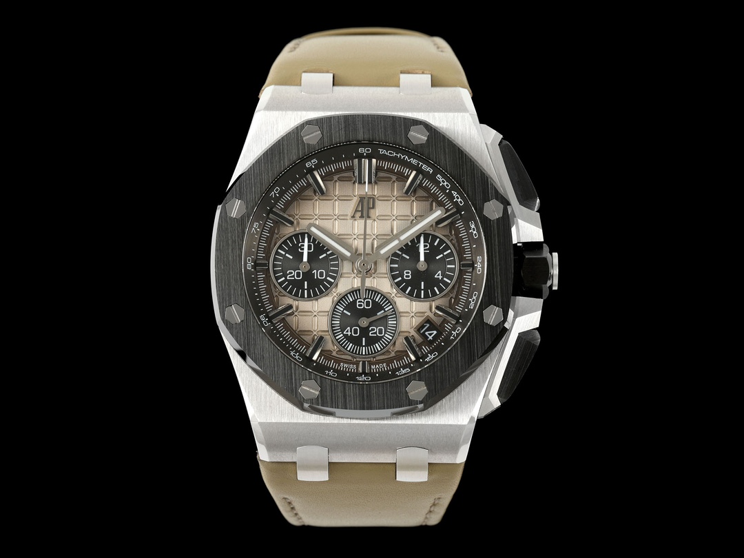 Audemars Piguet Royal Oak Offshore Chronograph Beige Dial Watch, 44mm, Automatic Movement
