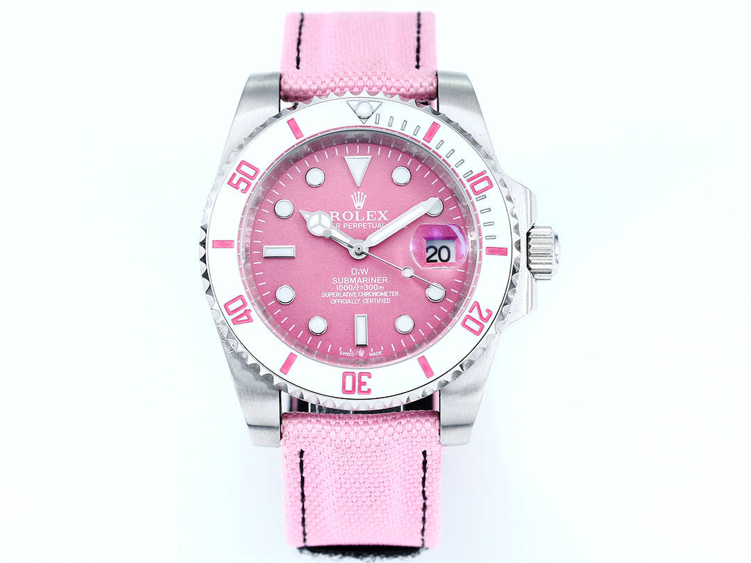 Rolex Submariner Pink Dial Watch, 40mm, Automatic Movement