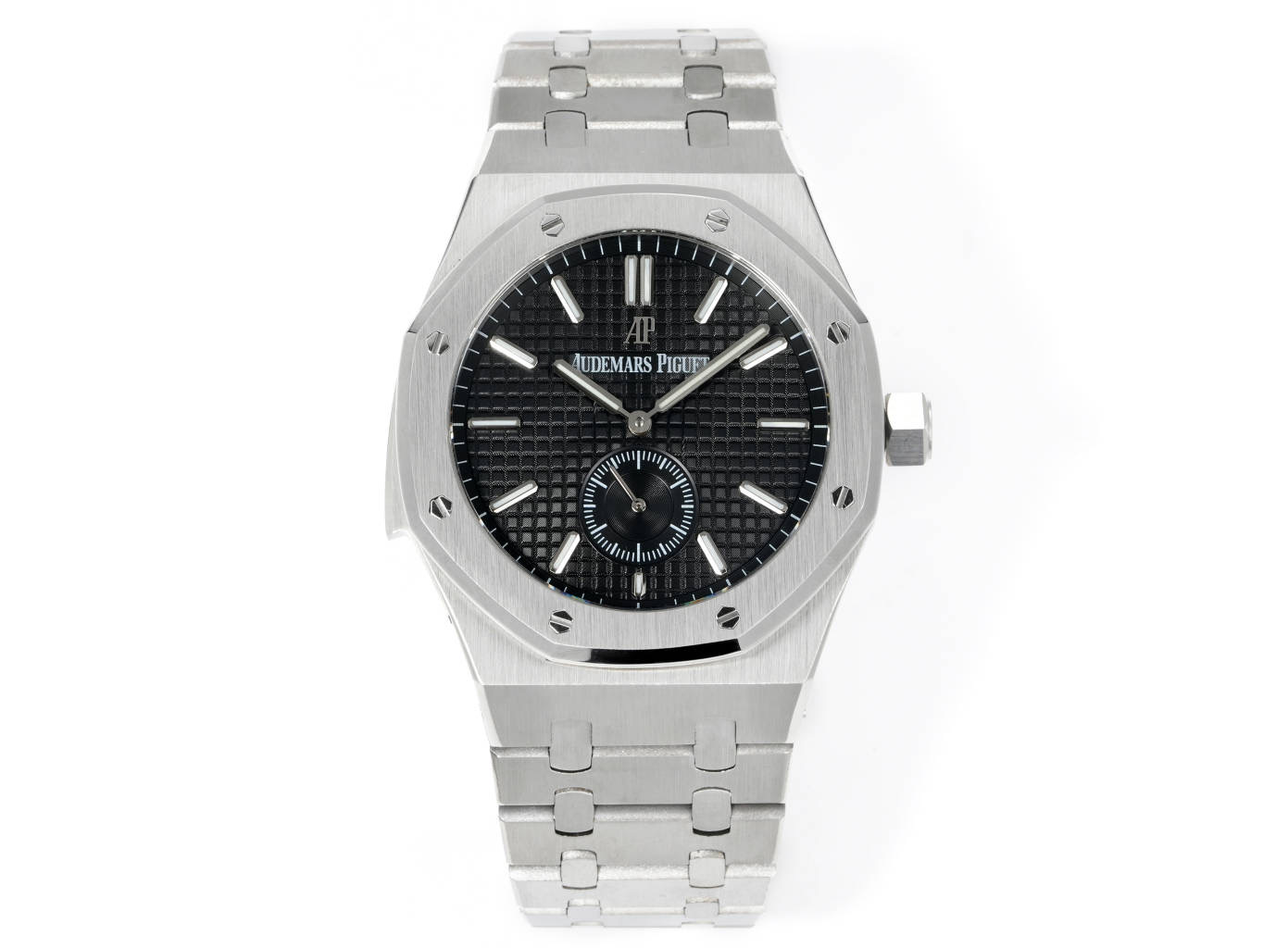 Audemars Piguet Royal Oak Black Dial Stainless Steel Watch, 41mm, Automatic Movement
