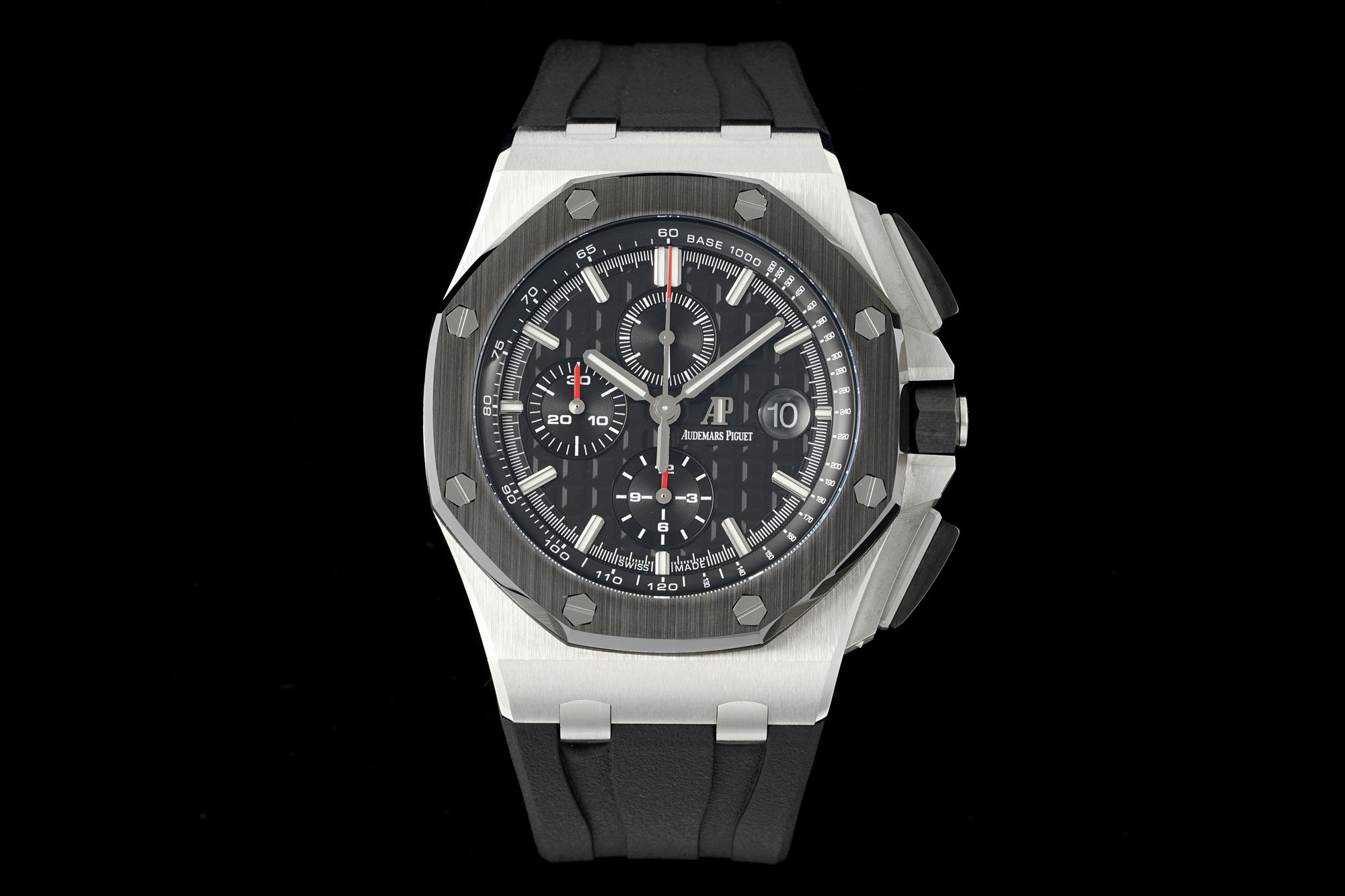 Audemars Piguet Royal Oak Offshore Chronograph Black Dial Stainless Steel Watch, 44mm, Automatic Movement