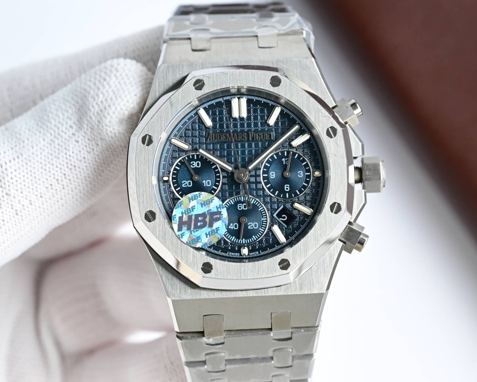 Audemars Piguet Royal Oak Chronograph Blue Dial Stainless Steel Watch, 41mm, Automatic Movement