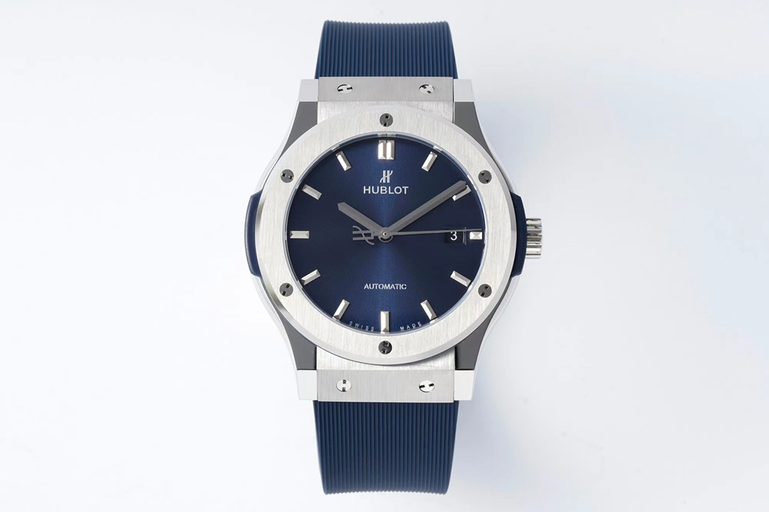 Hublot Classic Fusion Navy Blue Dial Titanium Watch, 42mm, Automatic Movement