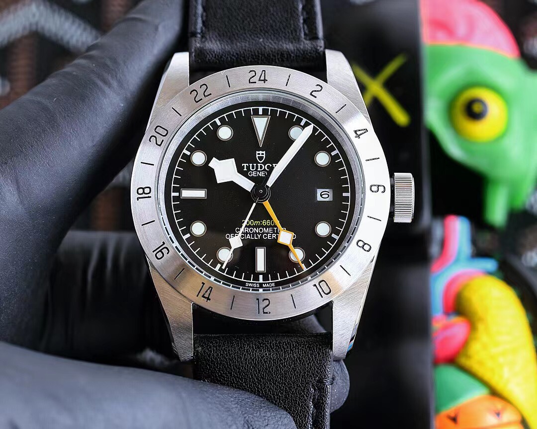 Tudor Black Bay Pro Black Dial Stainless Steel GMT Watch, 41mm, MT5652 Movement