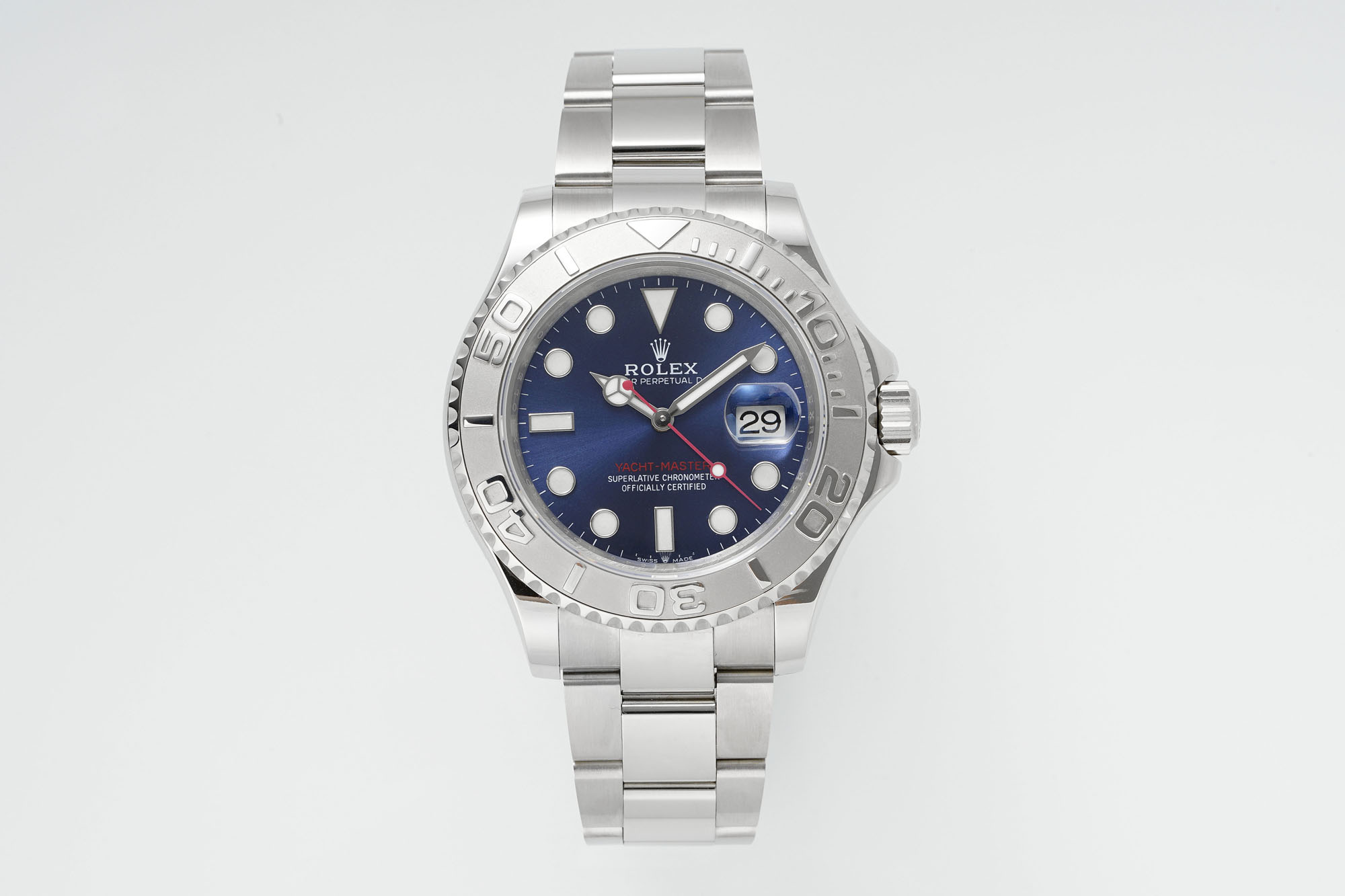 Rolex Yacht - Master 40mm Blue Dial Stainless Steel Watch, Calibre 3235