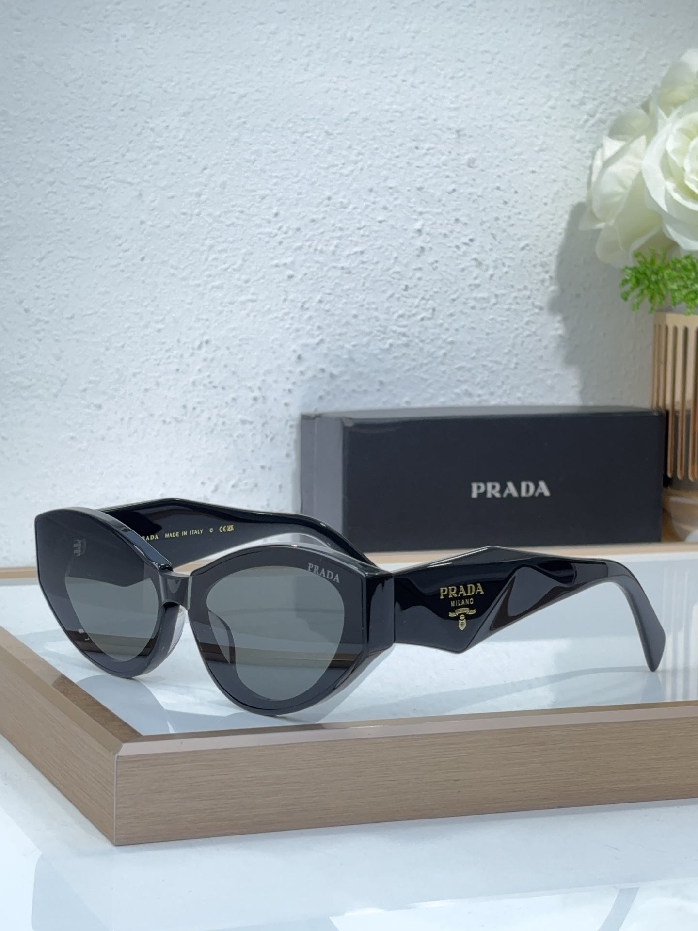 Prada Cat - Eye Acetate Sunglasses (Model: PR5555S)