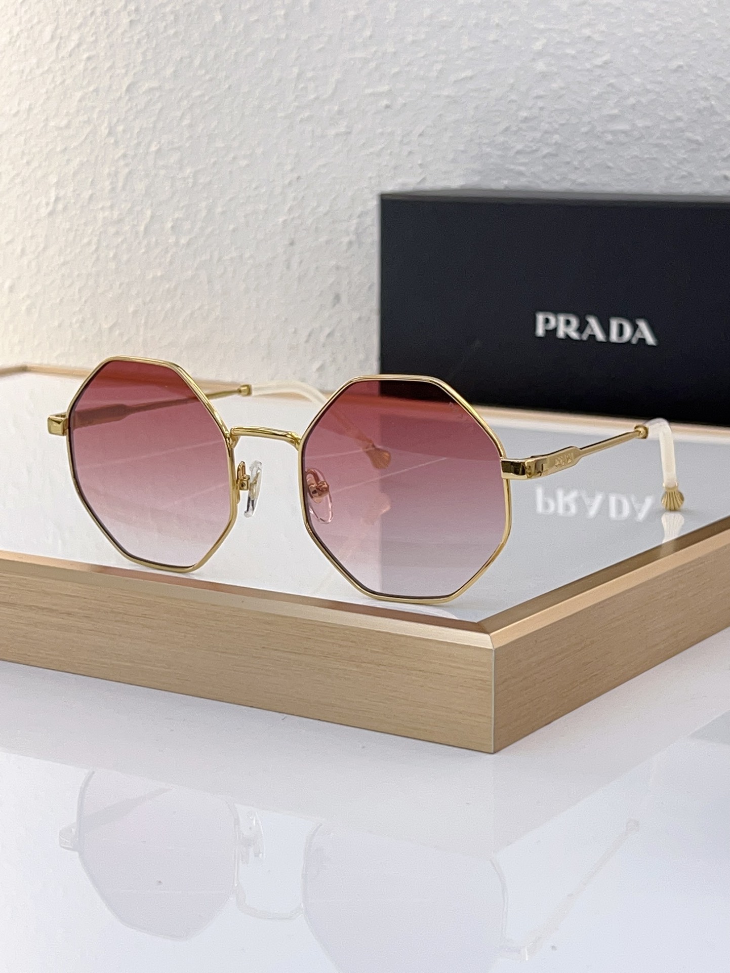 Prada Gold - Metal Octagonal Sunglasses (Model: PR6789S)