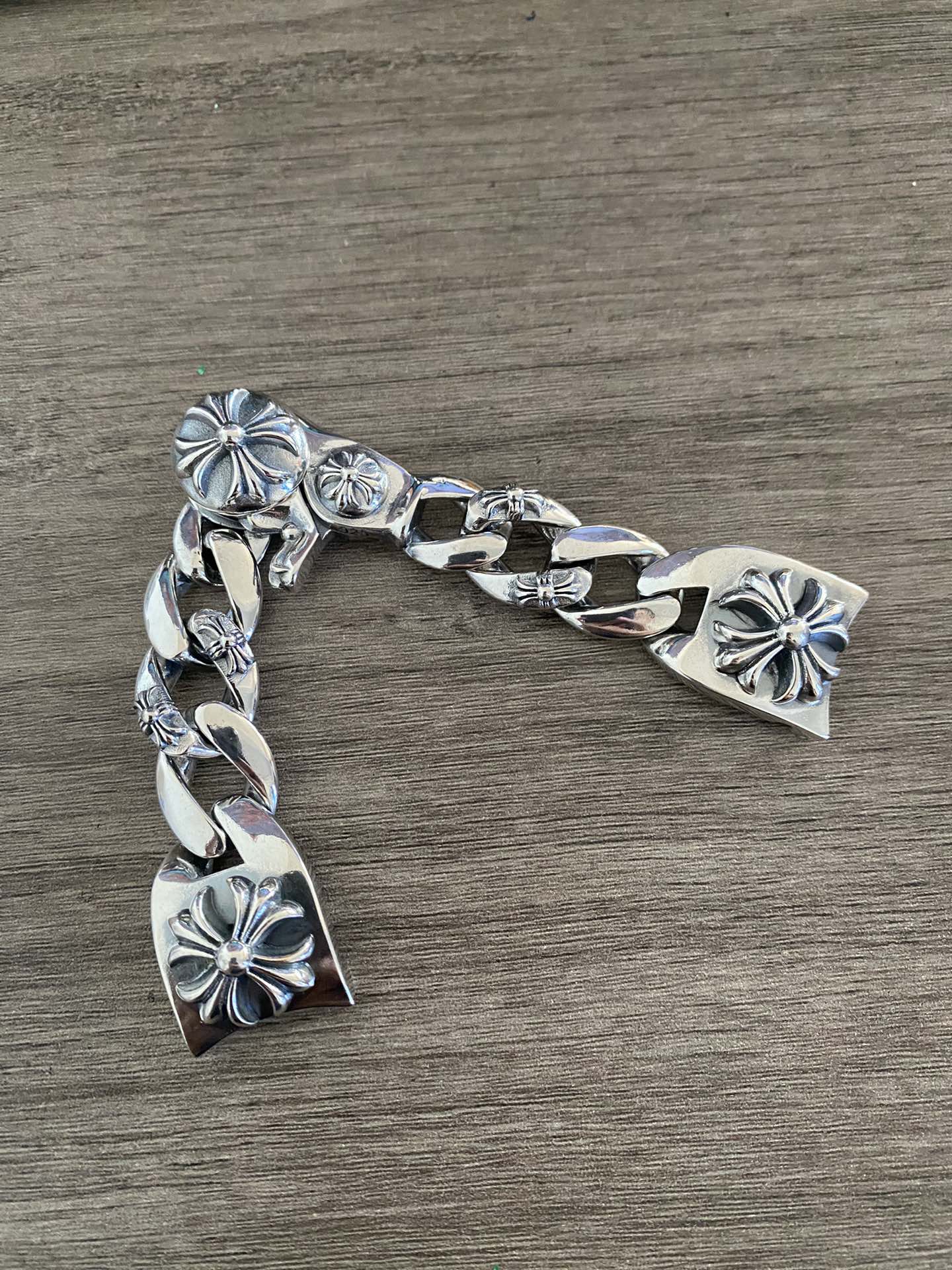 Chrome Hearts Cross - Decorated Chain Bracelet CH - CDCB287