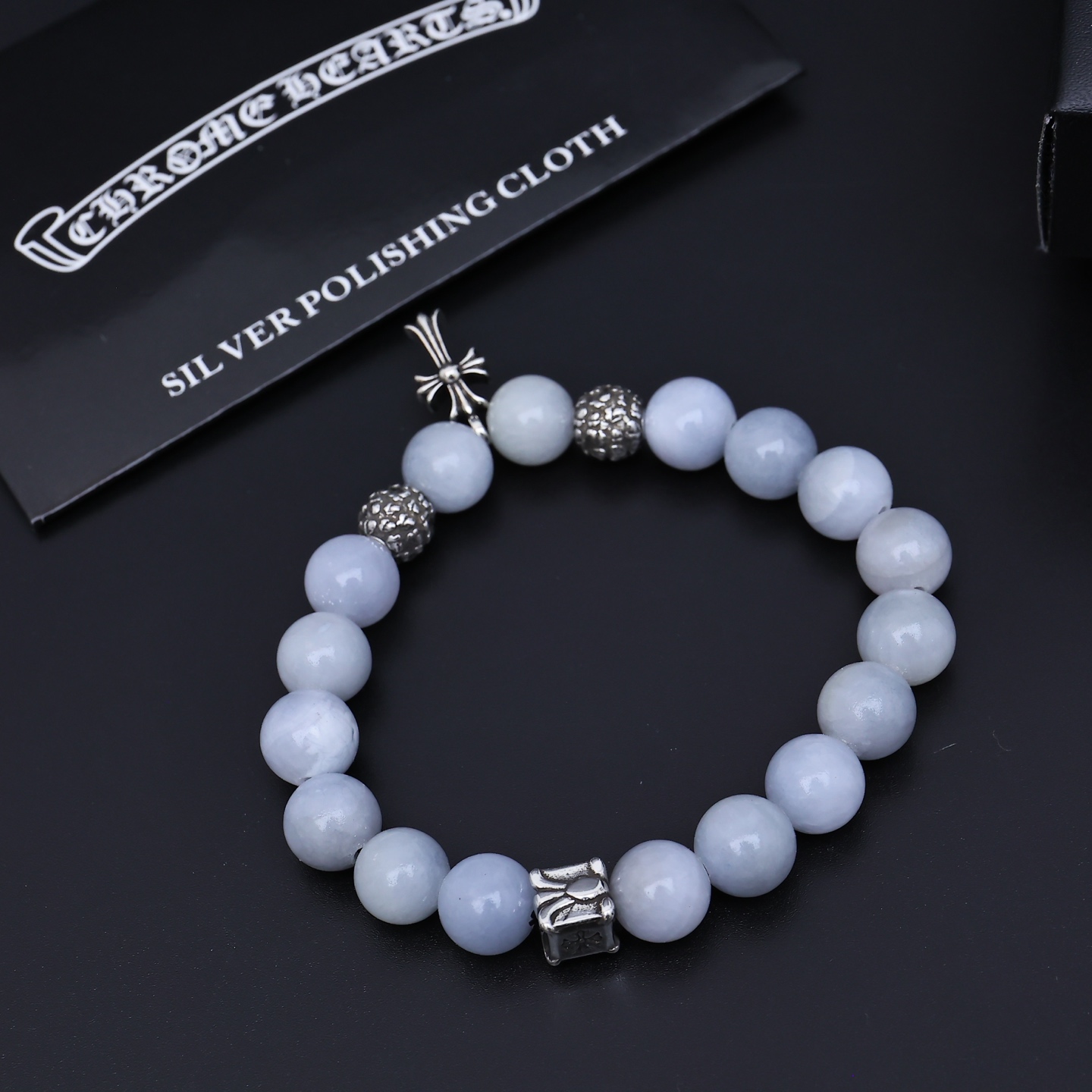 Chrome Hearts Gemstone Beaded Bracelet Set - With Metal Accents CH - GBBS270