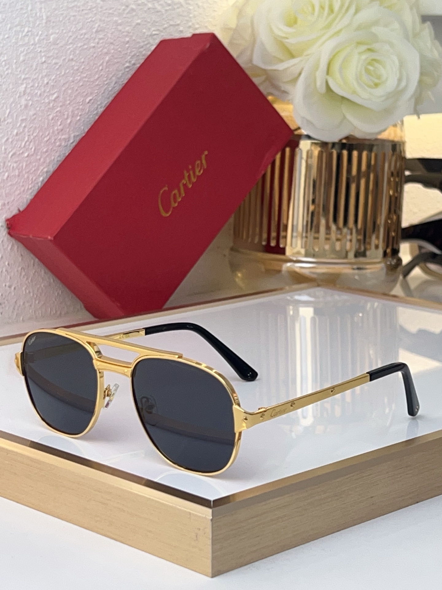 Cartier CT0691S Aviator Sunglasses