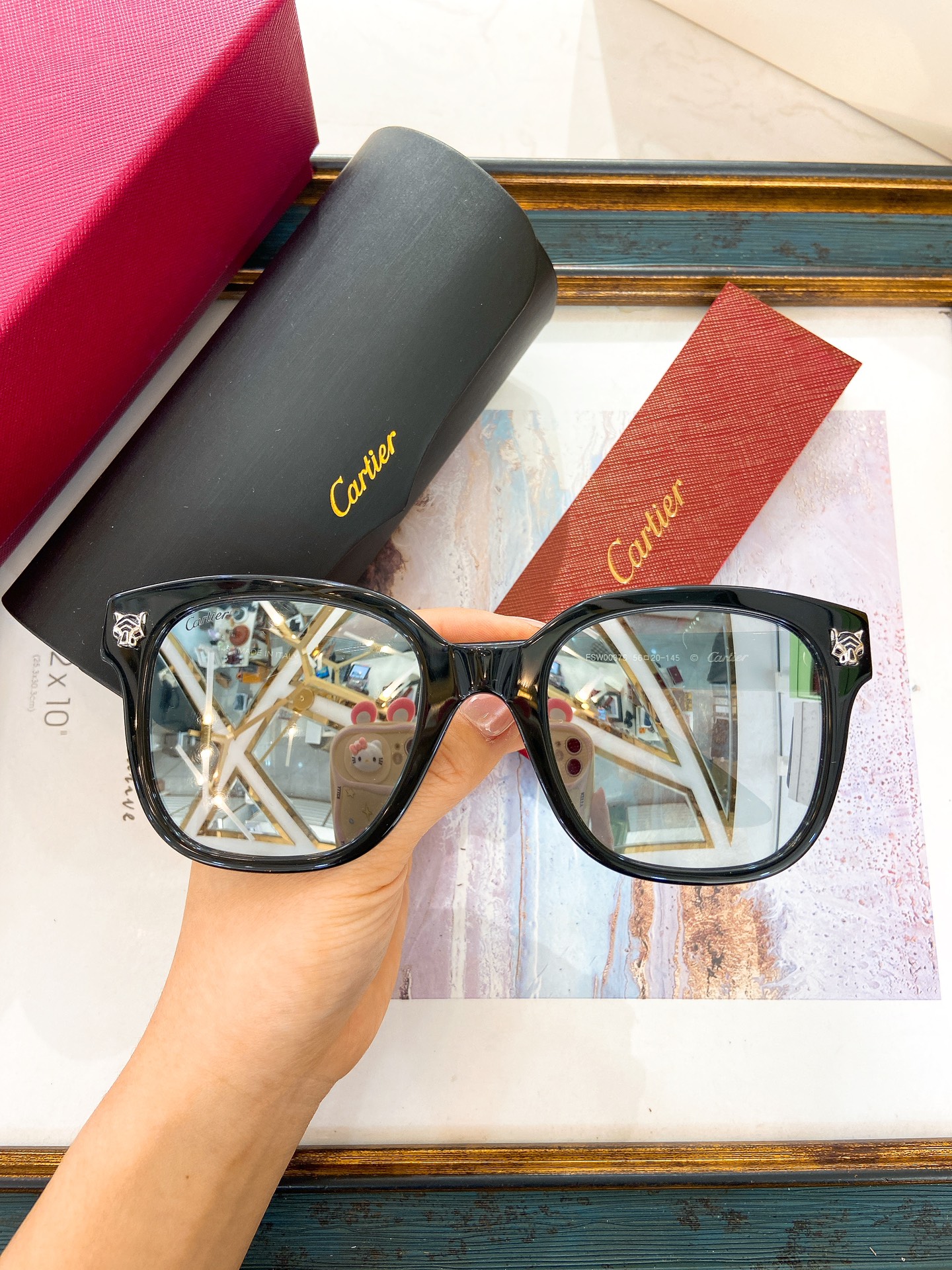 Cartier CT0688S Square Sunglasses