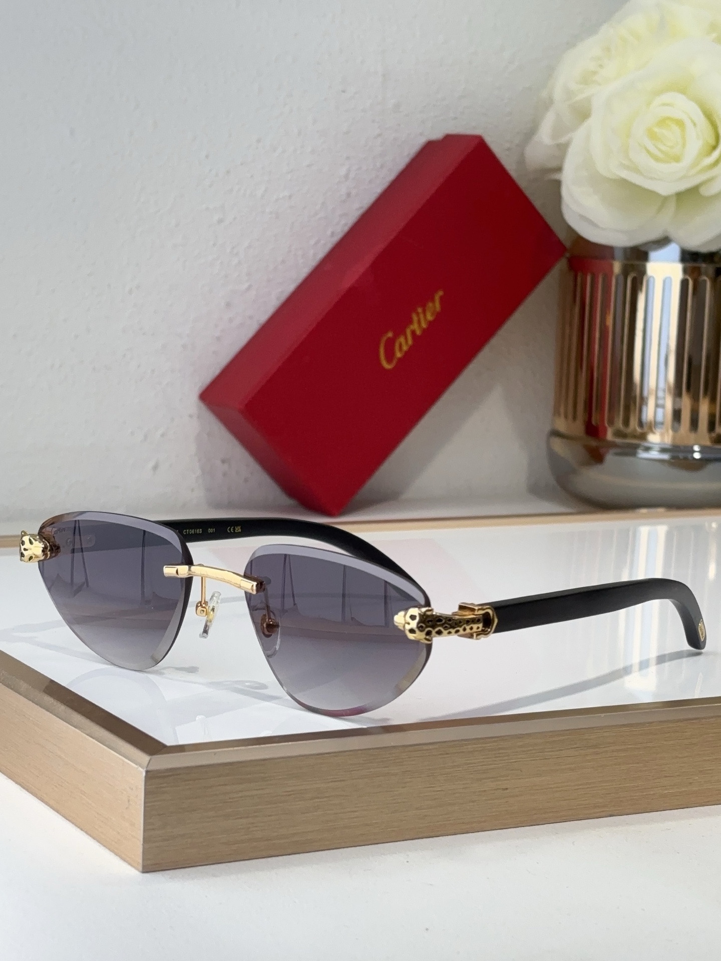 Cartier CT0616S Cat - Eye Sunglasses