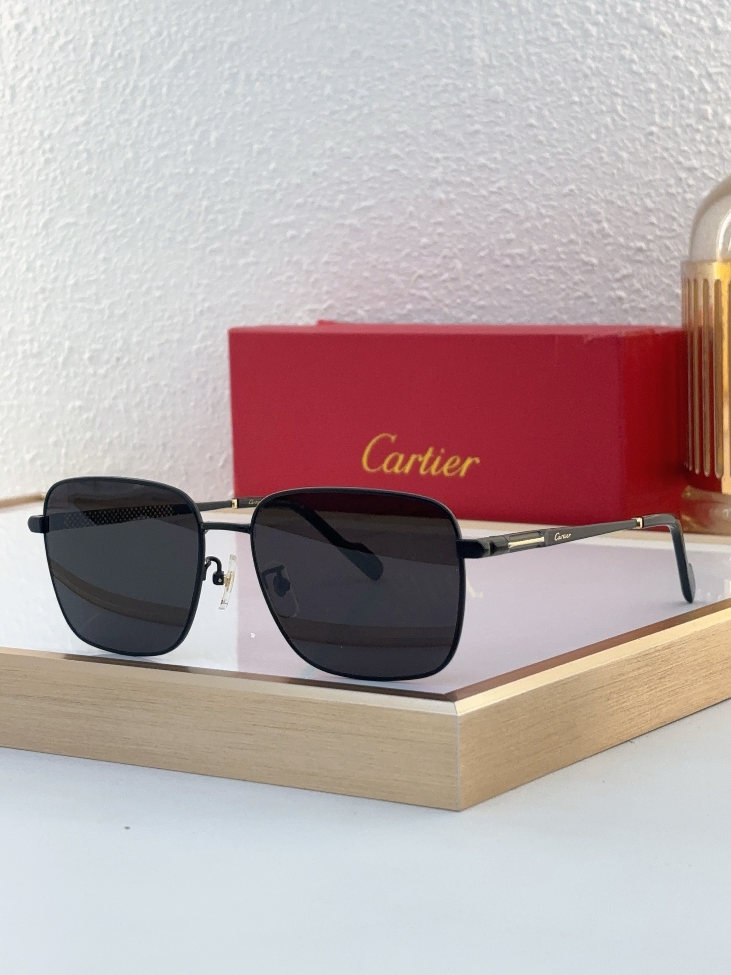 Cartier CT0021S Classic Rectangular Sunglasses