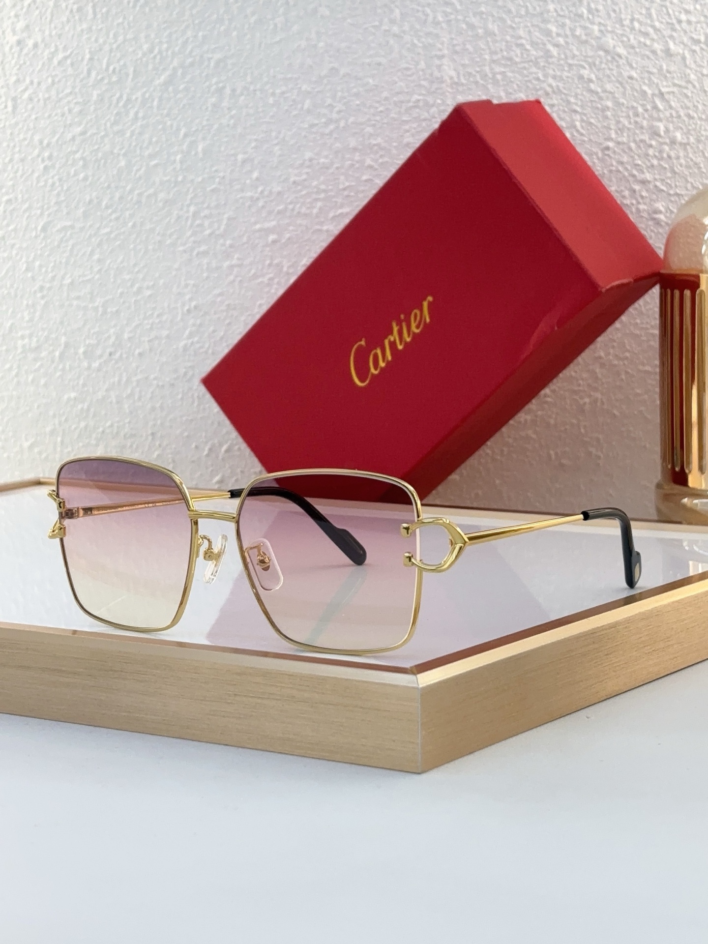 Cartier CT0612S Full - Rim Square Sunglasses