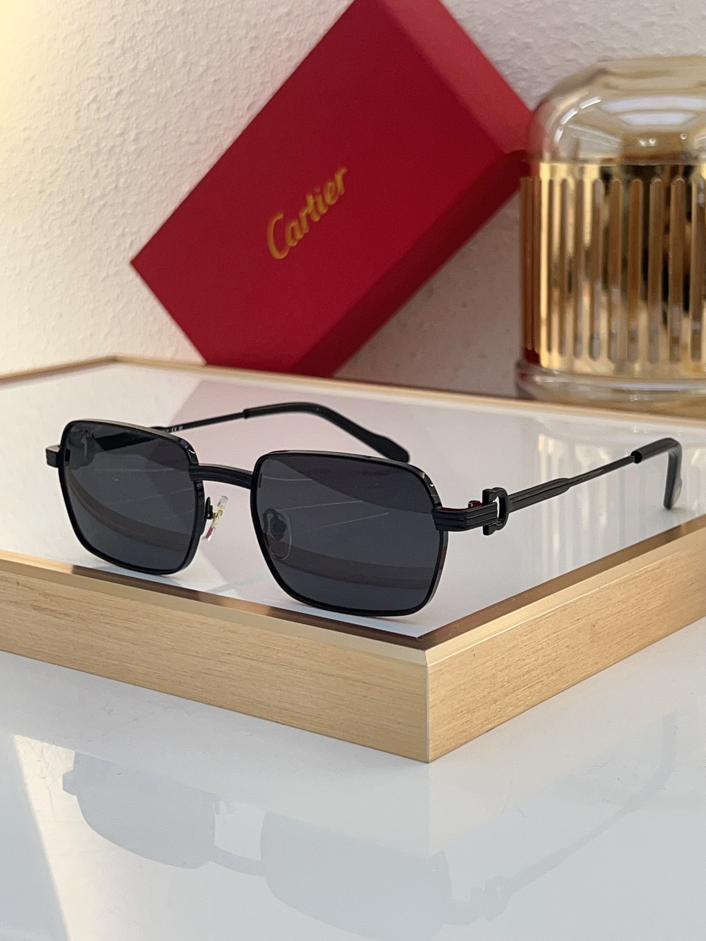 Cartier CT0012S Square - Frame Sunglasses