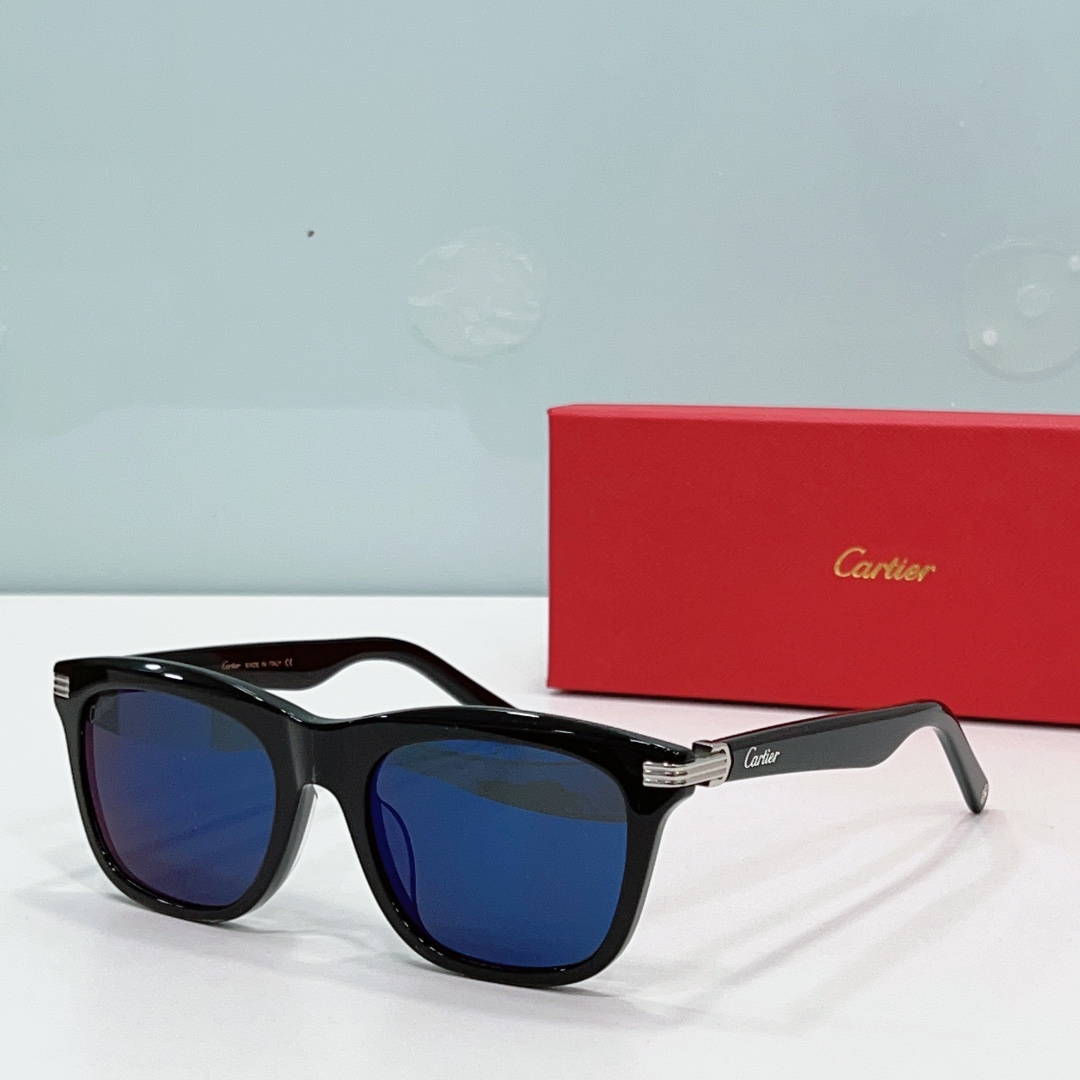 Cartier CT039S Tortoiseshell Square Sunglasses