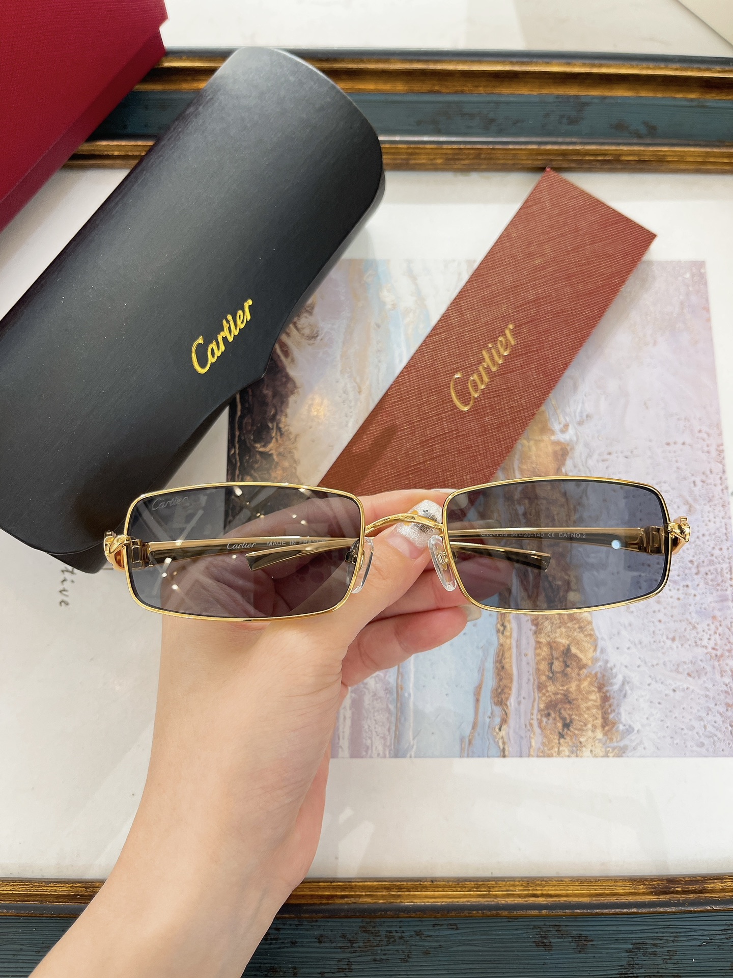 Cartier Panthère Rimless Sunglasses Collection