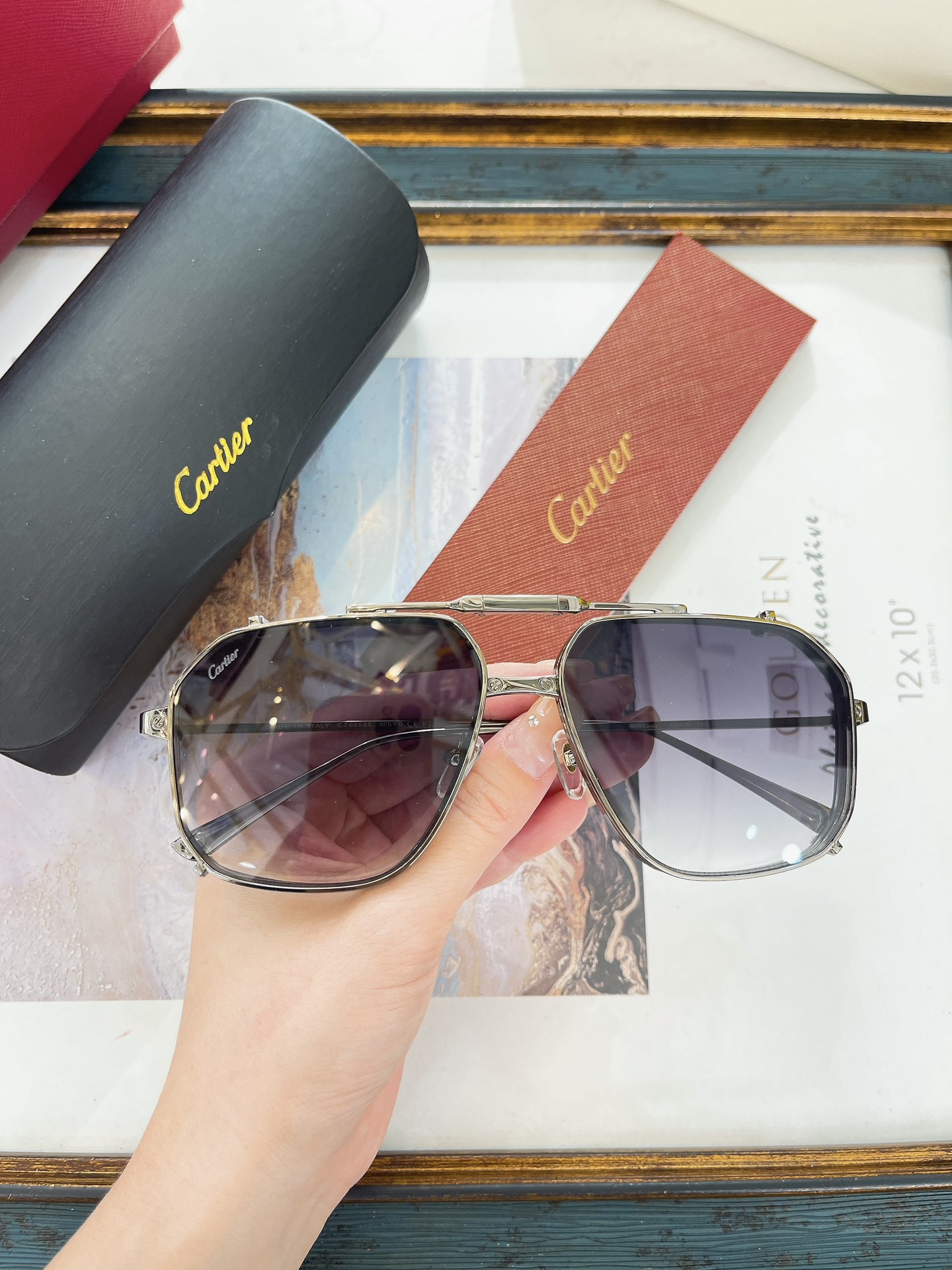 Cartier Navigator Sunglasses CT0366S